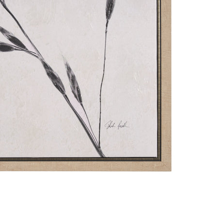 Wheat Grass III by Mercana Studio a Hand Embellished Textured Framed Canvas from Mercana - Luna Furniture