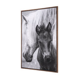 The Foal by Mercana Studio a Hand Embellished Textured Framed Canvas from Mercana - Luna Furniture