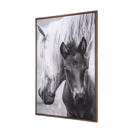 The Foal by Mercana Studio a Hand Embellished Textured Framed Canvas from Mercana - Luna Furniture