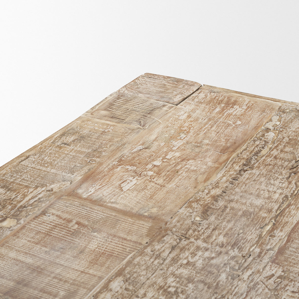 McArthur 84" Whitewash Reclaimed Wood Dining Table from Mercana - Luna Furniture