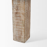 McArthur 84" Whitewash Reclaimed Wood Dining Table from Mercana - Luna Furniture