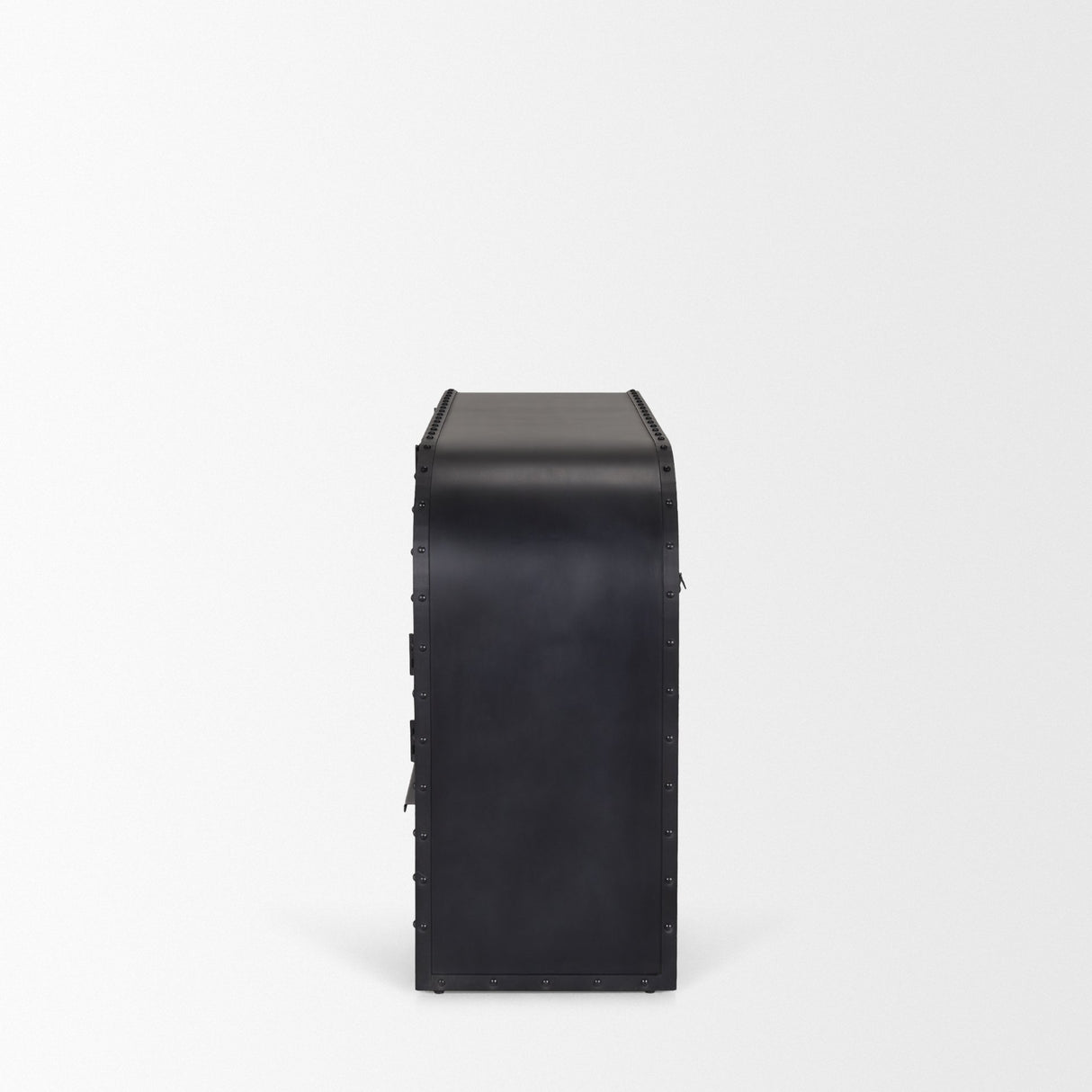 Gehry I 62.3x16.5 Black Metal Frame w/Wood Accent 4 Cabinet Door Two Drawer Sideboard from Mercana - Luna Furniture