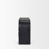Gehry I 62.3x16.5 Black Metal Frame w/Wood Accent 4 Cabinet Door Two Drawer Sideboard from Mercana - Luna Furniture