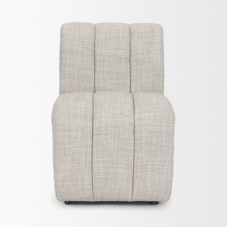 Wilkins Gray Performance Fabric Upholstered Dining Chair from Mercana - Luna Furniture