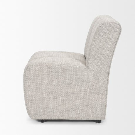 Wilkins Gray Performance Fabric Upholstered Dining Chair from Mercana - Luna Furniture