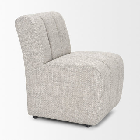 Wilkins Gray Performance Fabric Upholstered Dining Chair from Mercana - Luna Furniture