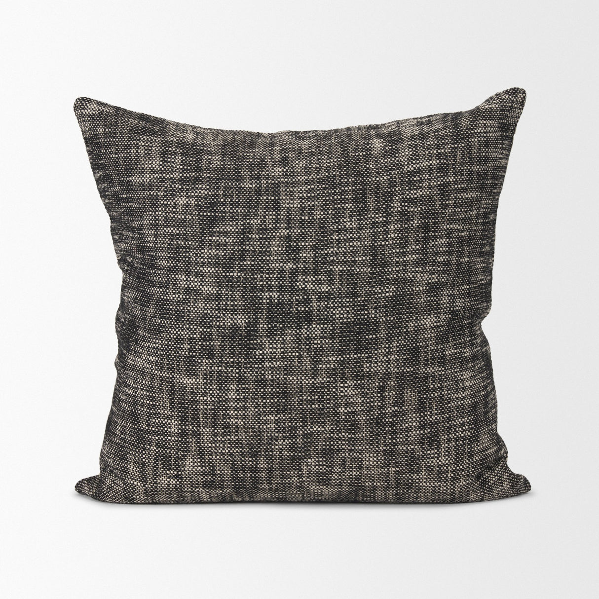Jalia Cream and Black Cotton Decorative Square Pillow Cover from Mercana - Luna Furniture