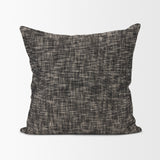 Jalia Cream and Black Cotton Decorative Square Pillow Cover from Mercana - Luna Furniture