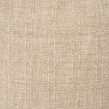 Jeren Beige Checker Textured Cotton-Linen Decorative Square Pillow Cover from Mercana - Luna Furniture