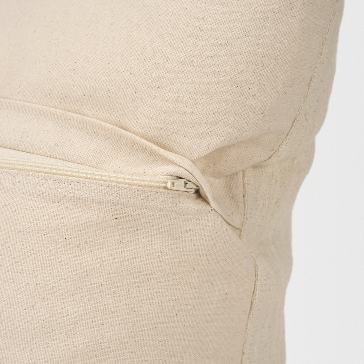 Jenner Cream Cotton-Linen Blend Decorative Square Pillow Cover from Mercana - Luna Furniture
