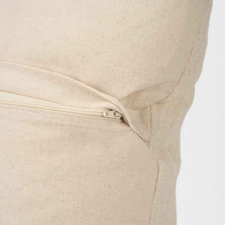 Jenner Cream Cotton-Linen Blend Decorative Square Pillow Cover from Mercana - Luna Furniture