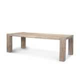 McArthur 94" Whitewash Reclaimed Wood Dining Table from Mercana - Luna Furniture