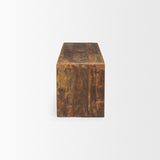 Estelle Rustic Brown Reclaimed Wood Bench from Mercana - Luna Furniture