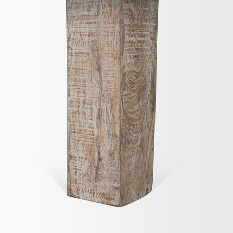McArthur 94" Whitewash Reclaimed Wood Dining Table from Mercana - Luna Furniture