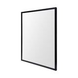 Black 30x40 Faux Wood Frame Bathroom Vanity Mirror from Mercana - Luna Furniture