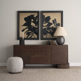 Ficus Silhouette I by Mercana Studio a Hand Embellished Framed Art Print Matted under Glass from Mercana - Luna Furniture