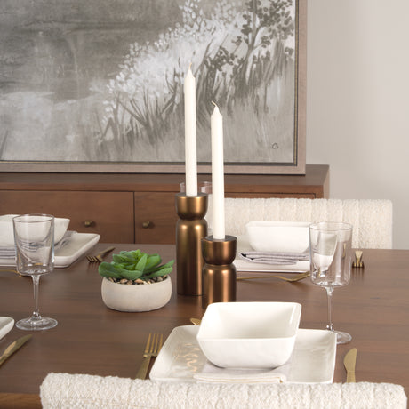 Malta Aluminum Candle Holder Small from Mercana - Luna Furniture