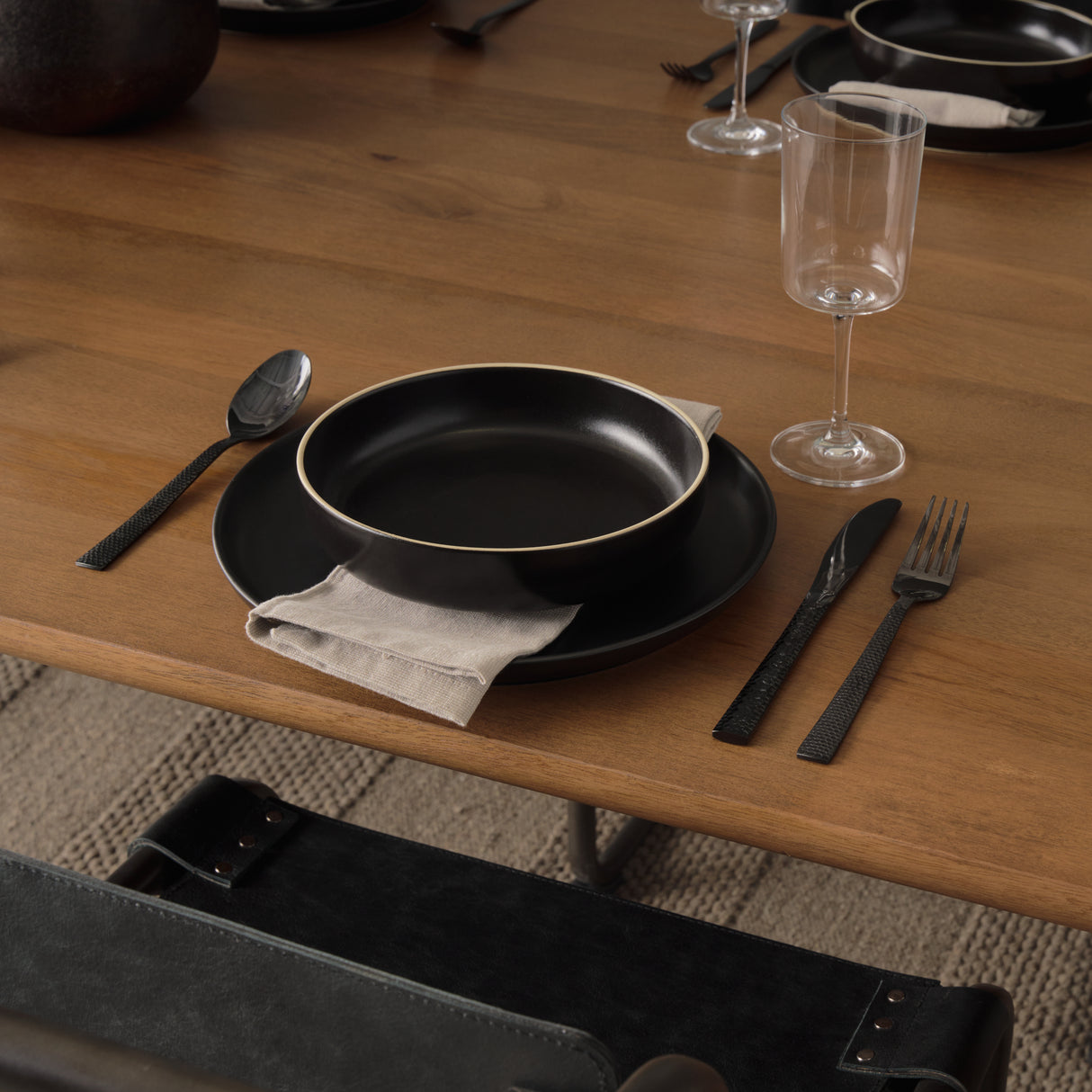 Jonan Brown Solid Mango Wood Rectangular Dining Table from Mercana - Luna Furniture