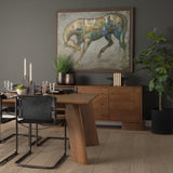 Jonan Brown Solid Mango Wood Rectangular Dining Table from Mercana - Luna Furniture