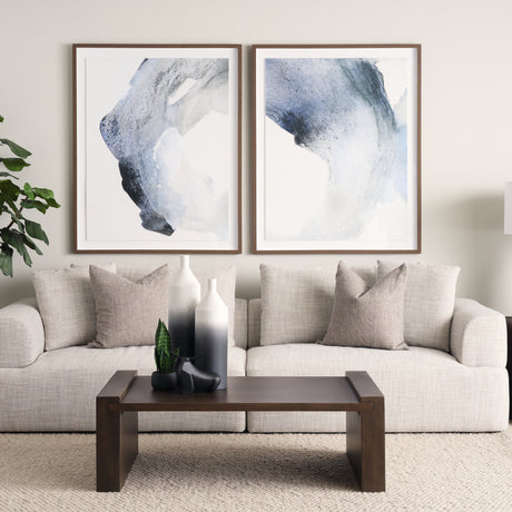 Continuous Journey II by Ira Havuka a Hand Embellished Framed Art Print Matted under Glass from Mercana - Luna Furniture