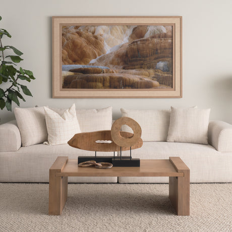 Yeadon I 5L x 34W Brown Shaped Oval Wood Object from Mercana - Luna Furniture