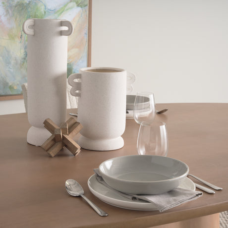 Jovani 94" Solid Light Brown Mango Wood Oval Dining Table from Mercana - Luna Furniture
