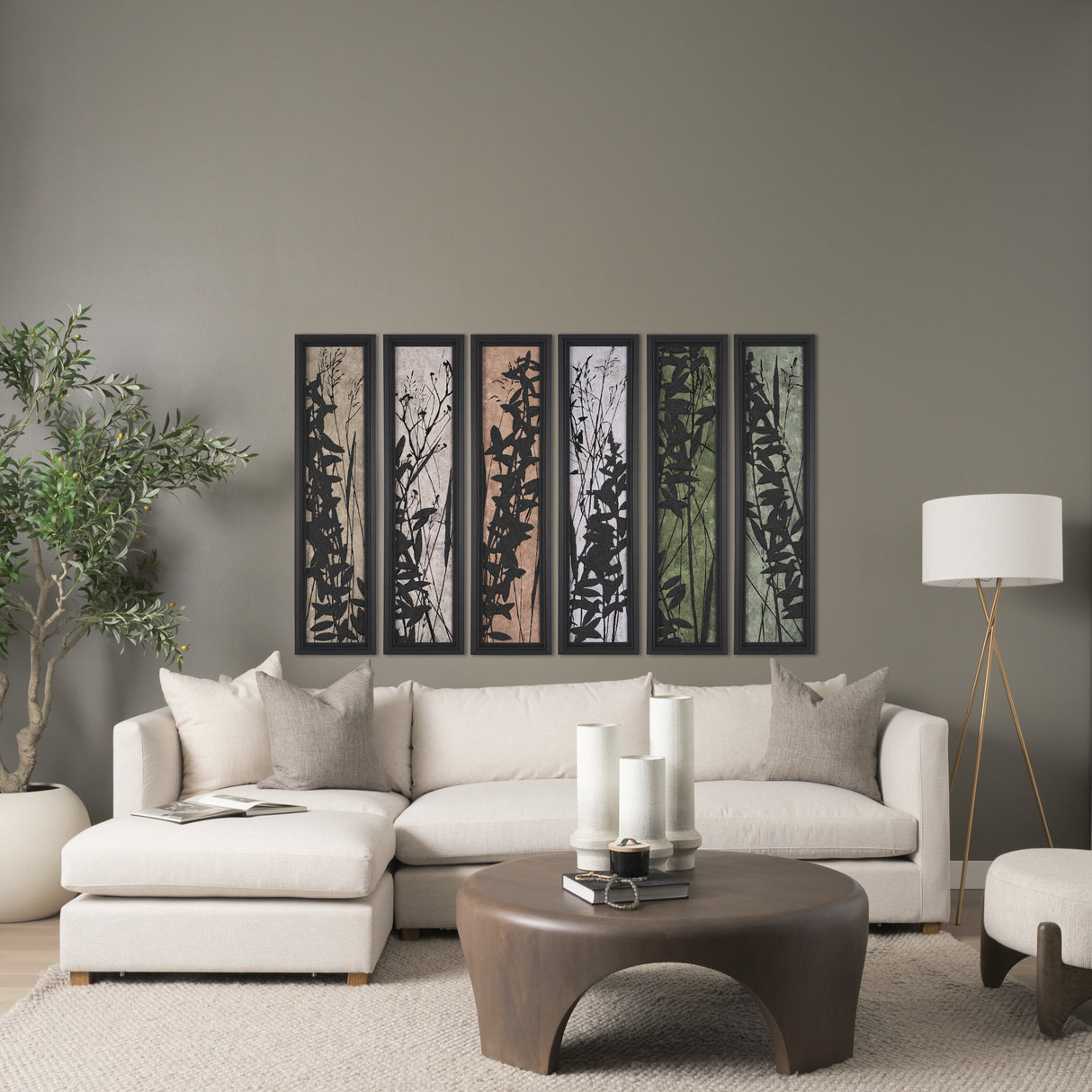 Etched Silouette IV by Mercana Studio a Hand Embellished Textured Framed Art Print from Mercana - Luna Furniture