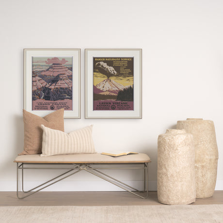 Lassen Volcanic National Park by The Vinatage Collection a Framed Art Print Matted under Glass from Mercana - Luna Furniture