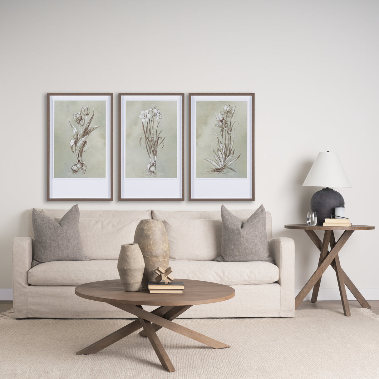 Botanical Sketch II (green) by Mercana Studio Hand Embellished Framed Art Print Matted under Glass from Mercana - Luna Furniture