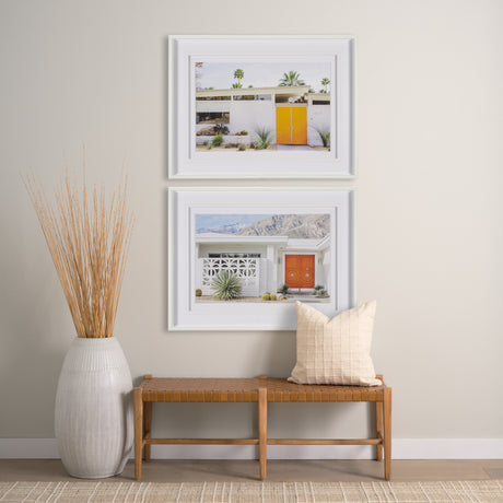 Palm Springs Villa by Irene Suchocki Hand Embellished Framed Photo Art Print Matted under Glass from Mercana - Luna Furniture