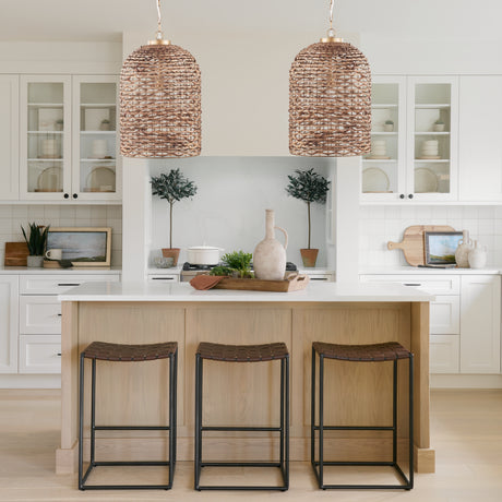 Sana Tall Watergrass Pendant Light from Mercana - Luna Furniture