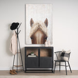 Horse Fringe Painting on Wood from Mercana - Luna Furniture