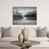 Sunset Narrows 48x36 Original Hand Painted on Wood Oil Painting from Mercana - Luna Furniture