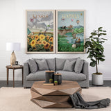 Kentucky Go USA (XL) by Mercana Studio a Hand Embellished Decograph Framed Art Print under Glass from Mercana - Luna Furniture