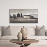 Tuscan Cypress 60x36 Hand Painted on Wood Oil Painting from Mercana - Luna Furniture