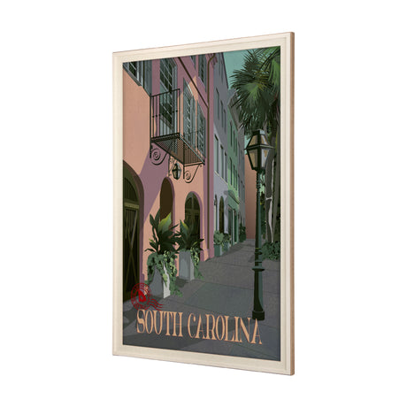 South Carolina Go USA (XL) by Mercana Studio Hand Embellished Decograph Framed Art Print under Glass from Mercana - Luna Furniture