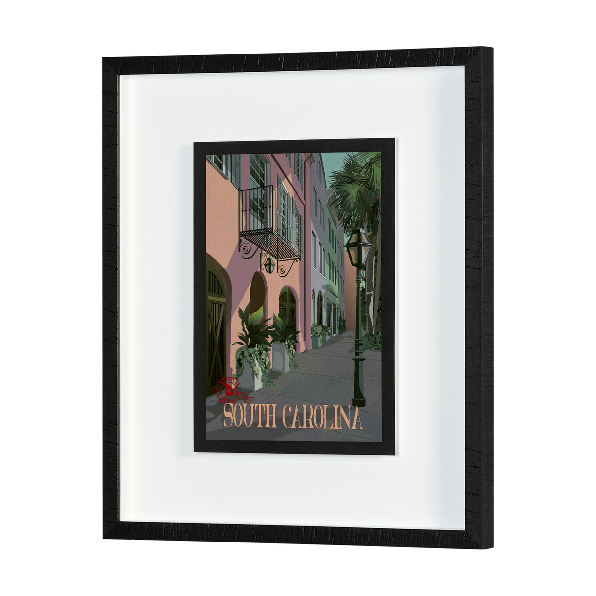 South Carolina Go USA (M) by Mercana Studio a Framed Art Print Matted under Glass from Mercana - Luna Furniture