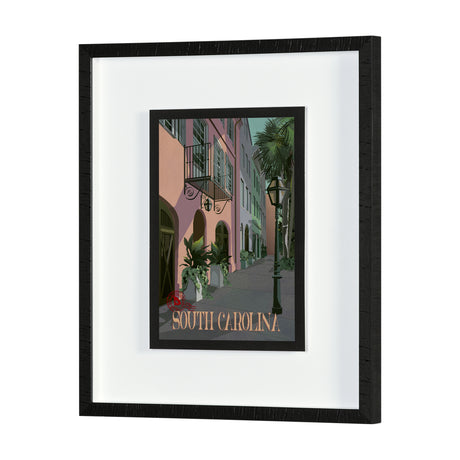 South Carolina Go USA (M) by Mercana Studio a Framed Art Print Matted under Glass from Mercana - Luna Furniture