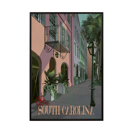 South Carolina Go USA (SM) by Mercana Studio a Hand Embellished Decograph Framed Art Print from Mercana - Luna Furniture
