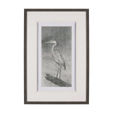 Heron Sketch by Mercana Studio a Hand Embellished Framed Art Print Matted under Glass from Mercana - Luna Furniture