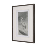 Heron Sketch by Mercana Studio a Hand Embellished Framed Art Print Matted under Glass from Mercana - Luna Furniture