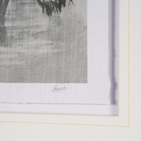 Pelican Sketch by Mercana Studio a Hand Embellished Framed Art Print Matted under Glass from Mercana - Luna Furniture