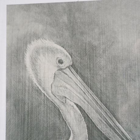 Pelican Sketch by Mercana Studio a Hand Embellished Framed Art Print Matted under Glass from Mercana - Luna Furniture