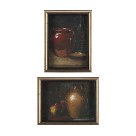 Vintage Crock (Set of 2) by Mercana Studio a Hand Embellished Framed Art Print from Mercana - Luna Furniture