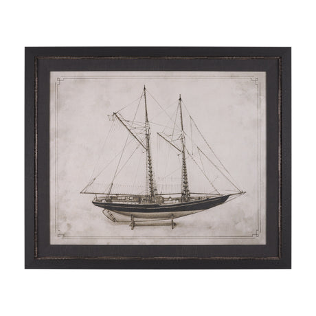 Bluenose II by Mercana Studio a Hand Embellished Framed Art Print from Mercana - Luna Furniture