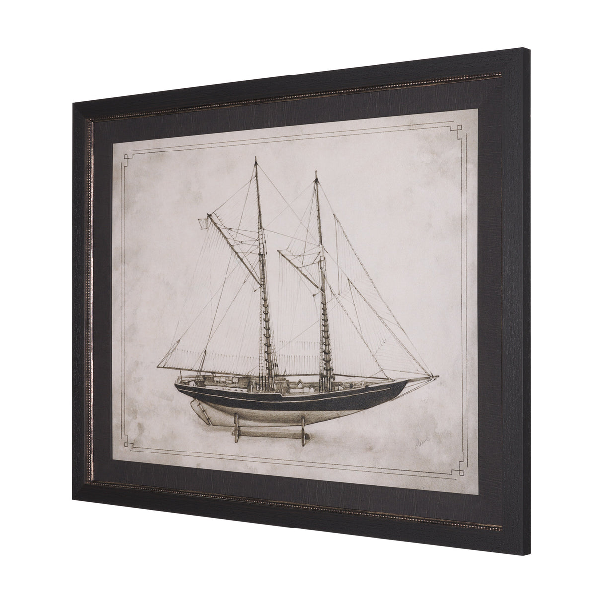 Bluenose II by Mercana Studio a Hand Embellished Framed Art Print from Mercana - Luna Furniture