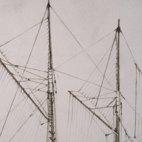 Bluenose II by Mercana Studio a Hand Embellished Framed Art Print from Mercana - Luna Furniture