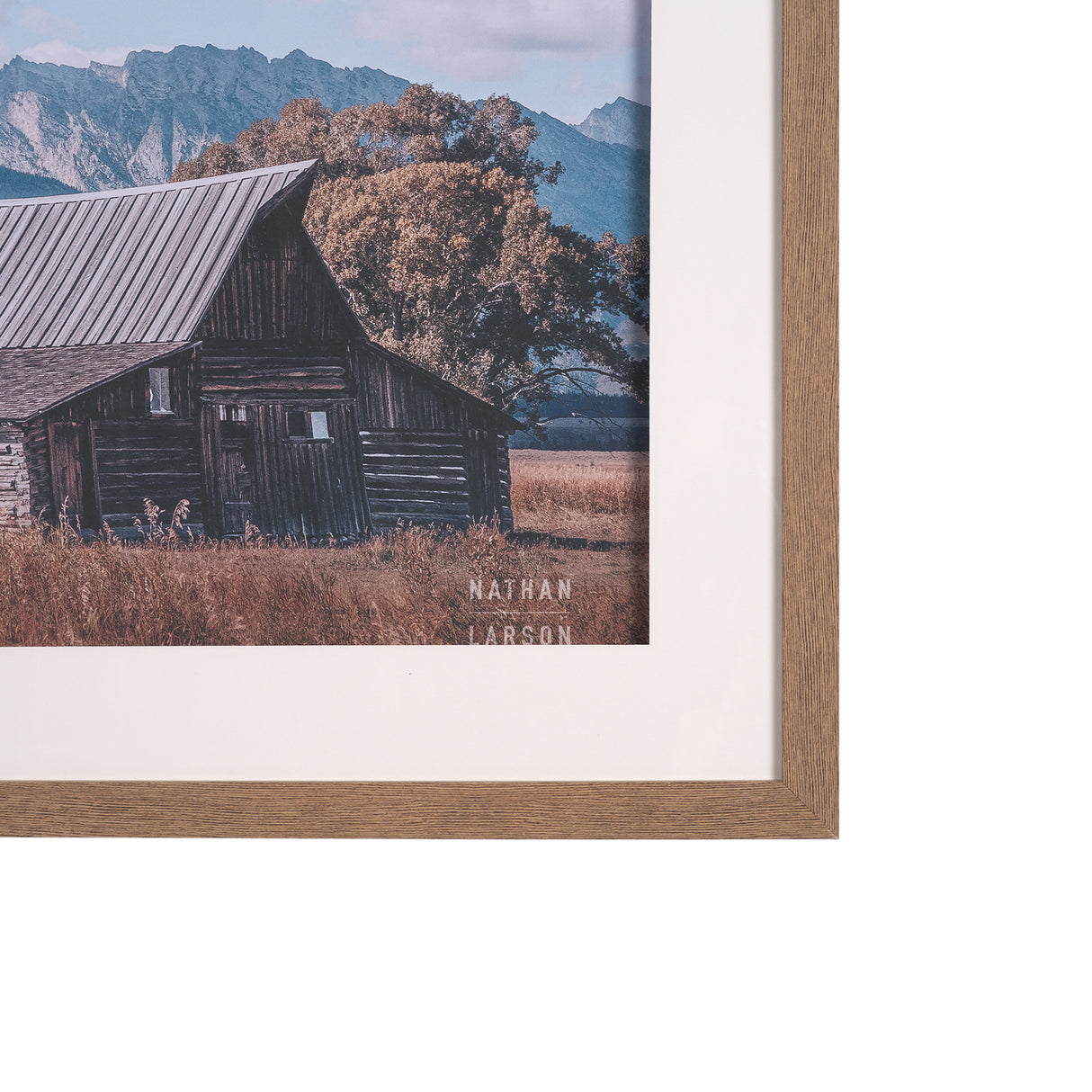 Historic Row IV by Nathan Larson a Framed Photo Art Print Matted under Glass from Mercana - Luna Furniture