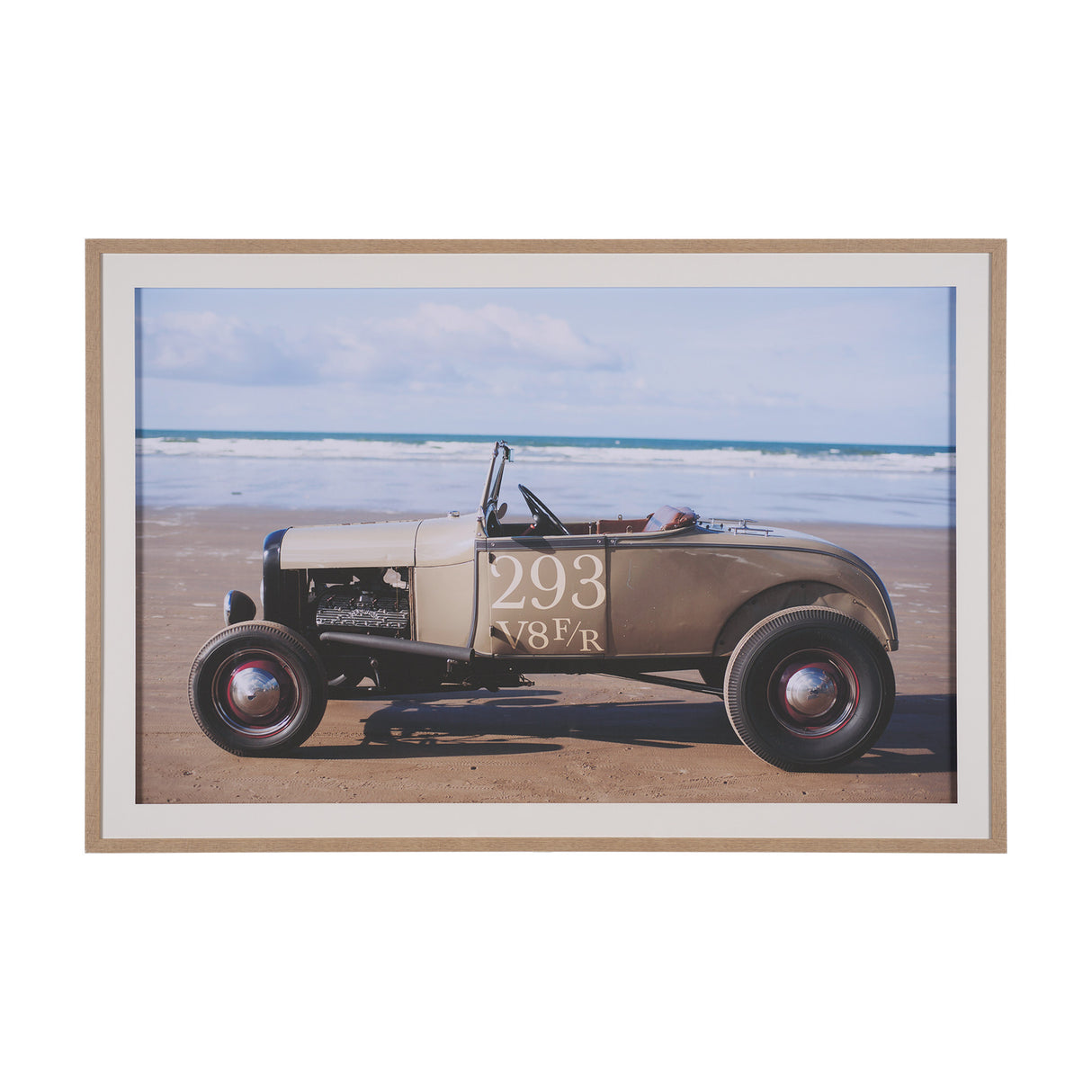 Retro Racing - Automobile by Ben Wood a Framed Photo Art Print Matted under Glass from Mercana - Luna Furniture