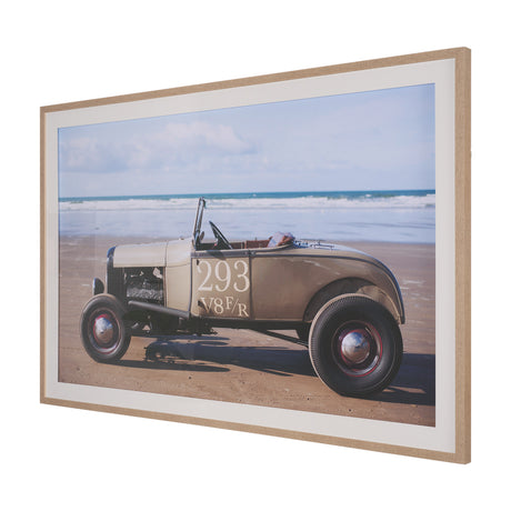 Retro Racing - Automobile by Ben Wood a Framed Photo Art Print Matted under Glass from Mercana - Luna Furniture